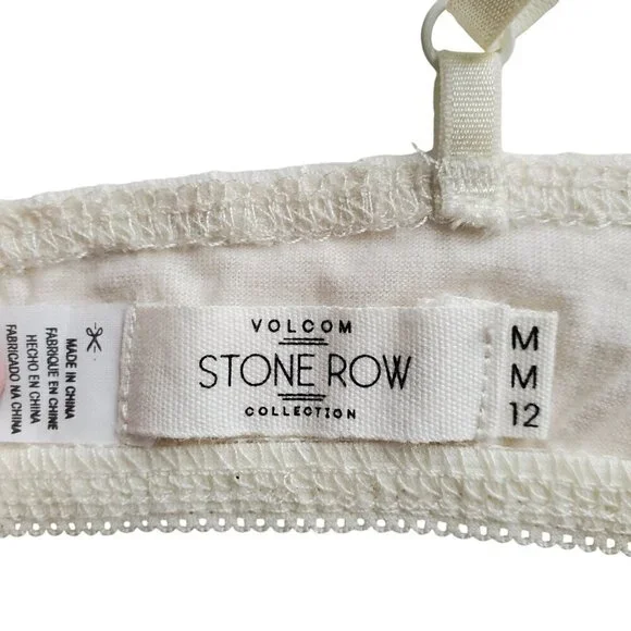 NWT VOLCOM Strappy Lace Bralette Stone Row Collection Stoned Rose (Off White) M - Picture 11 of 16